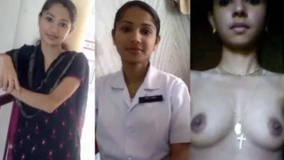 Cute Mallu Nures Girl Mastrubating with a Banana Full Video