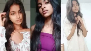 Sri Lankan College GF Show & Sucking on her Thumb Full Video
